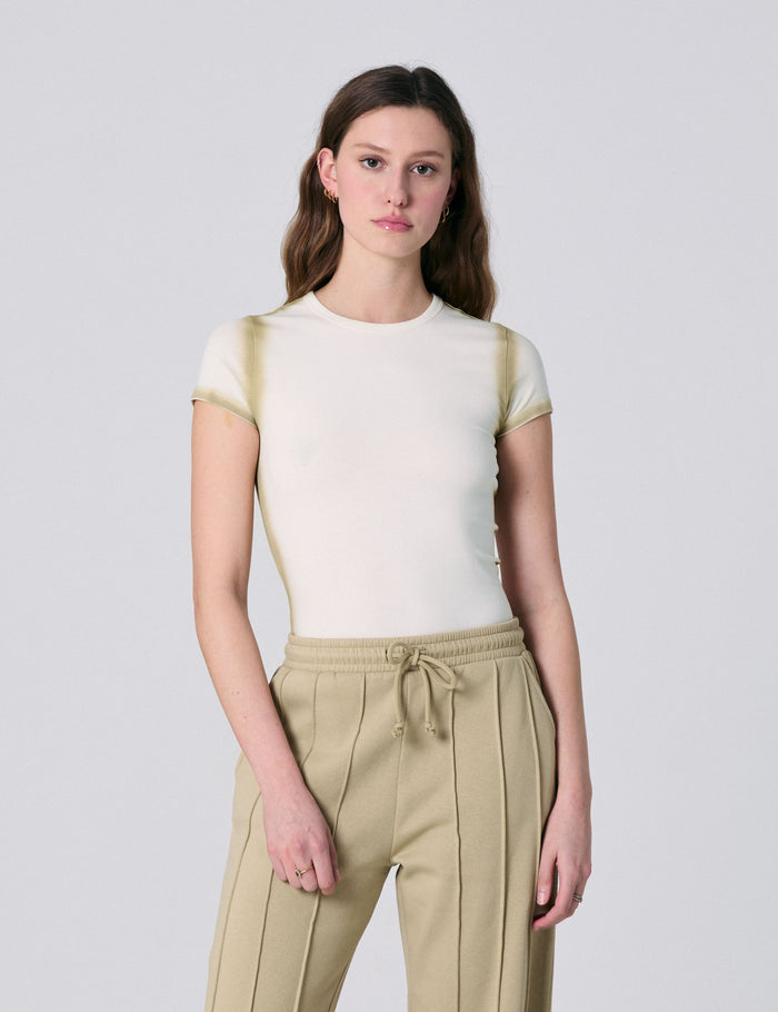 jennyfer T-shirt à contours dégradés sable