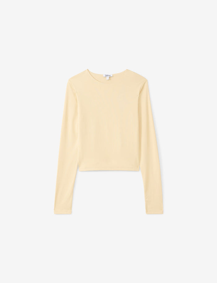 jennyfer T-shirt satiné beige moyen