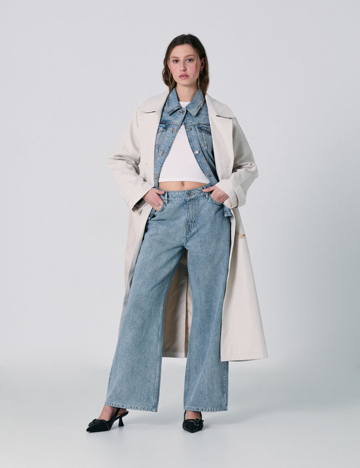 jennyfer Trench crème