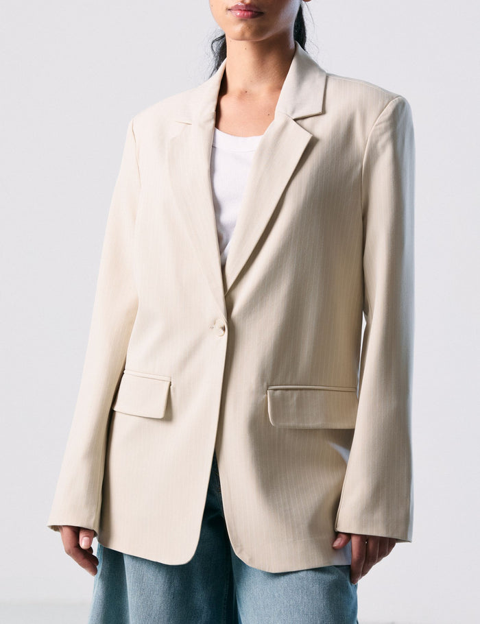 jennyfer Veste blazer crème