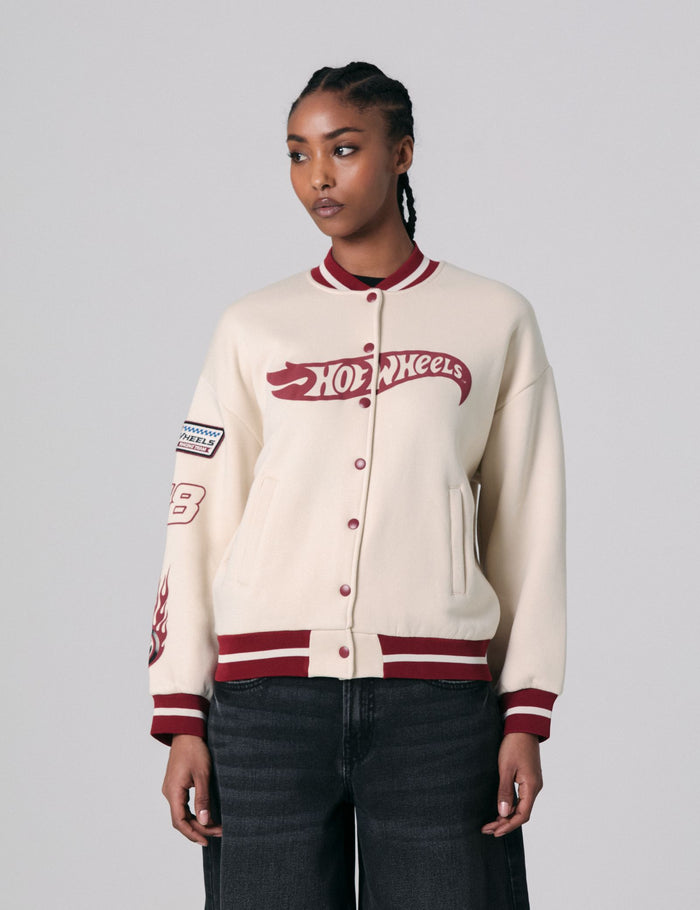 jennyfer Veste Hot Wheels x Jennyfer crème