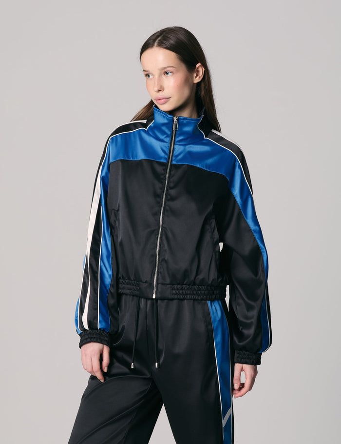 jennyfer Veste noire et bleue