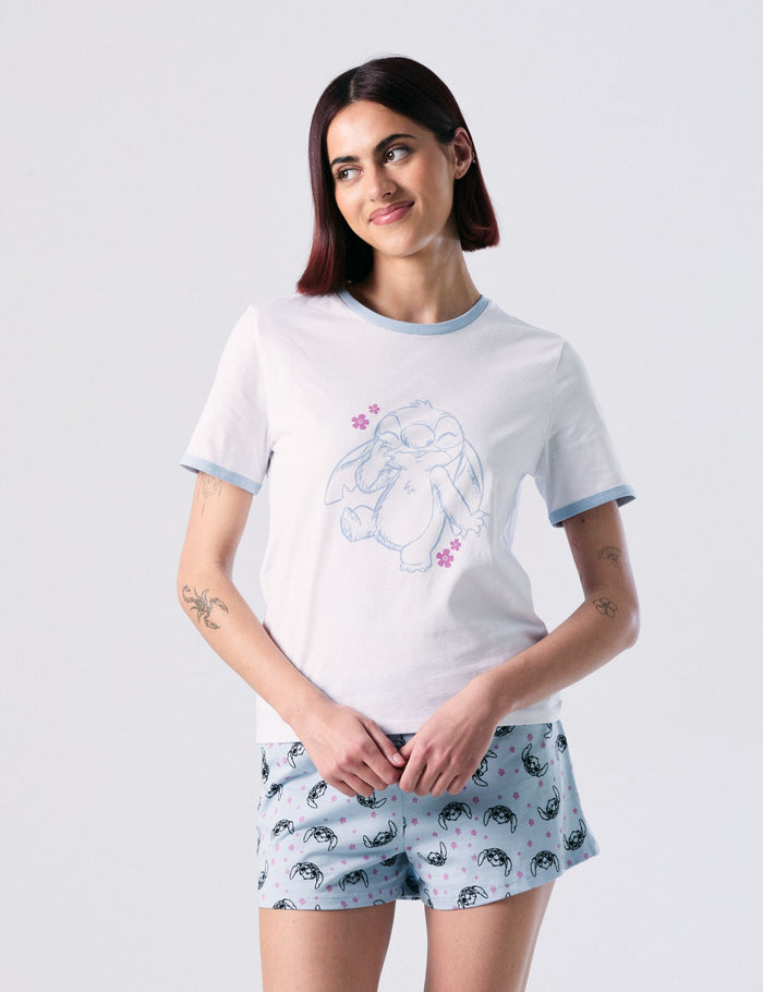 jennyfer Set pyjama Disney Stich x Jennyfer bleu ciel