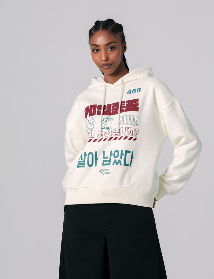 jennyfer Sweat à capuche Squid Game x Jennyfer sable