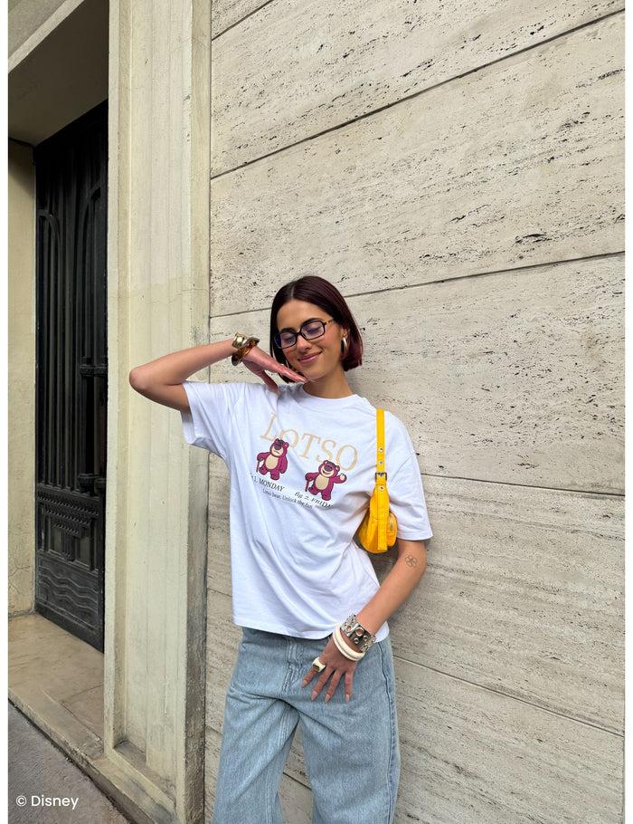 jennyfer T-shirt oversize blanc Toy story x Jennyfer