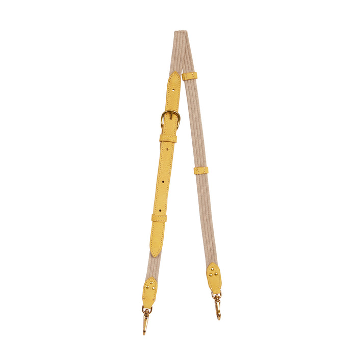 jerome dreyfuss Bandoulière Sangle Fine Vachette Nubuck Mimosa