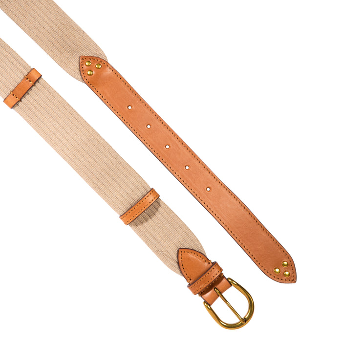 Jerome Dreyfuss Ceinture Sangle Large Vachette Chêne