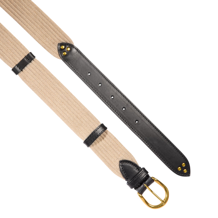 Jerome Dreyfuss Ceinture Sangle Large Vachette Naturelle
