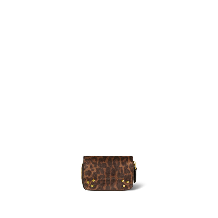 jerome dreyfuss Henri Croûte Velours Imprimé Léopard Naturel