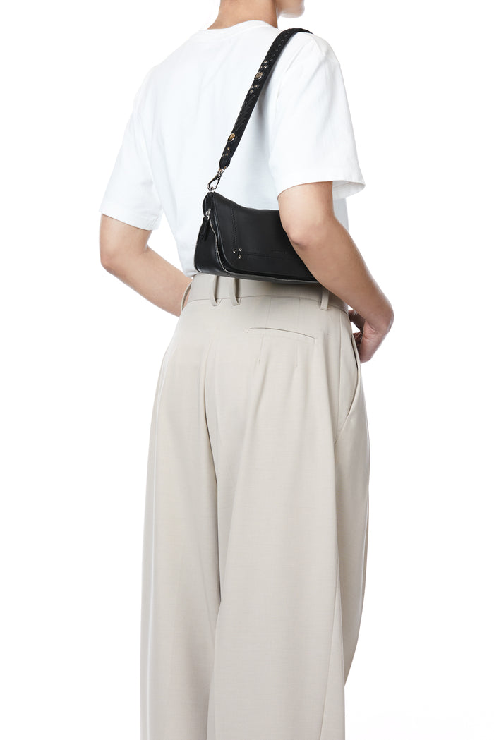 Jerome Dreyfuss Anse Gaucho Croûte Velours Noir