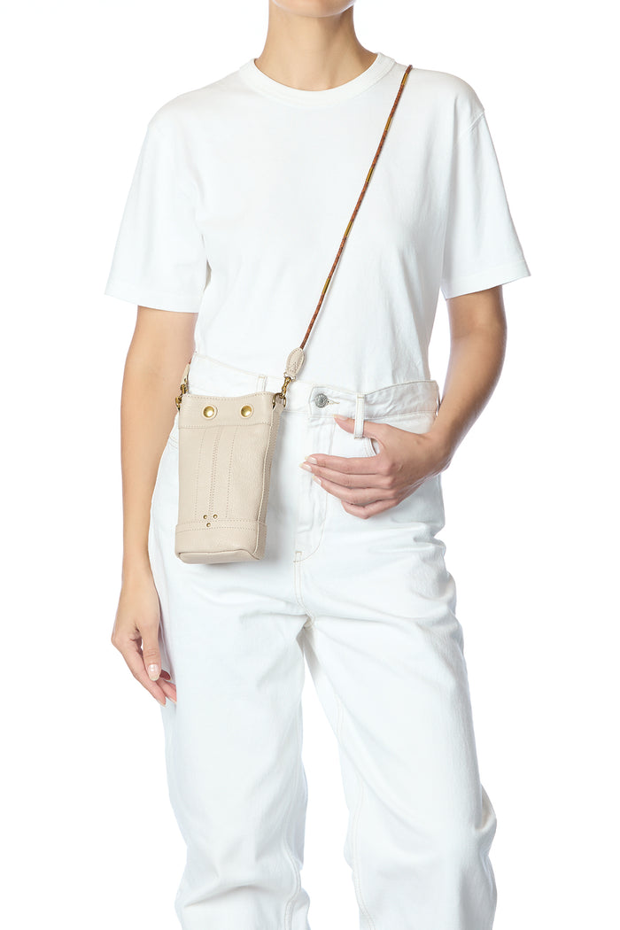 Jerome Dreyfuss Ben Mini Chèvre Ecru Grainé