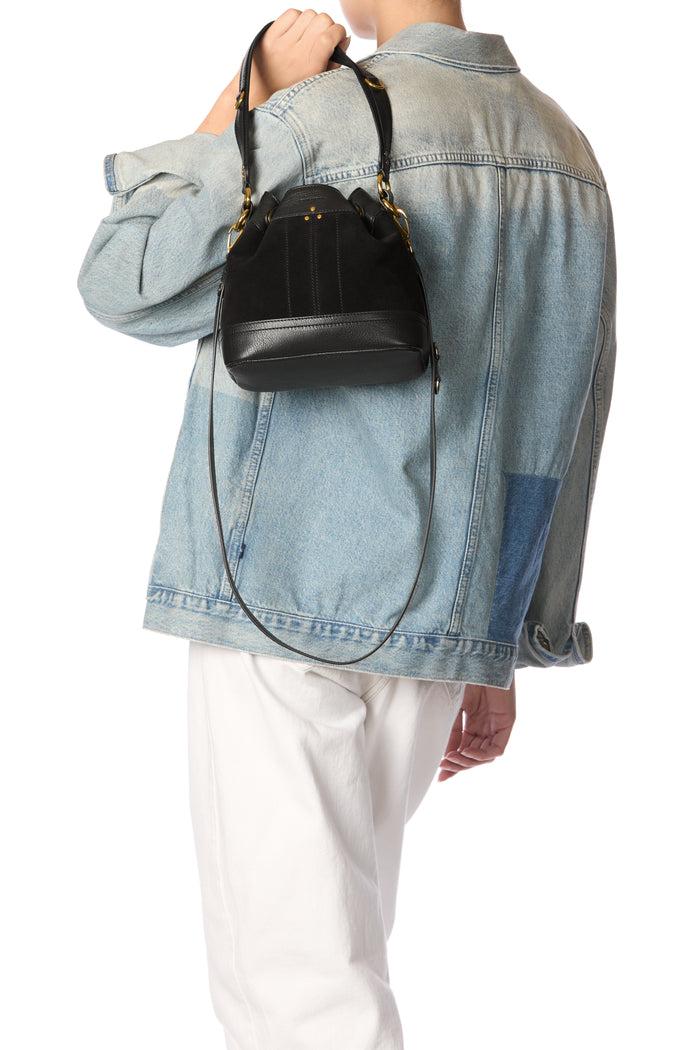 Jerome Dreyfuss Ben S Croûte Velours Noir