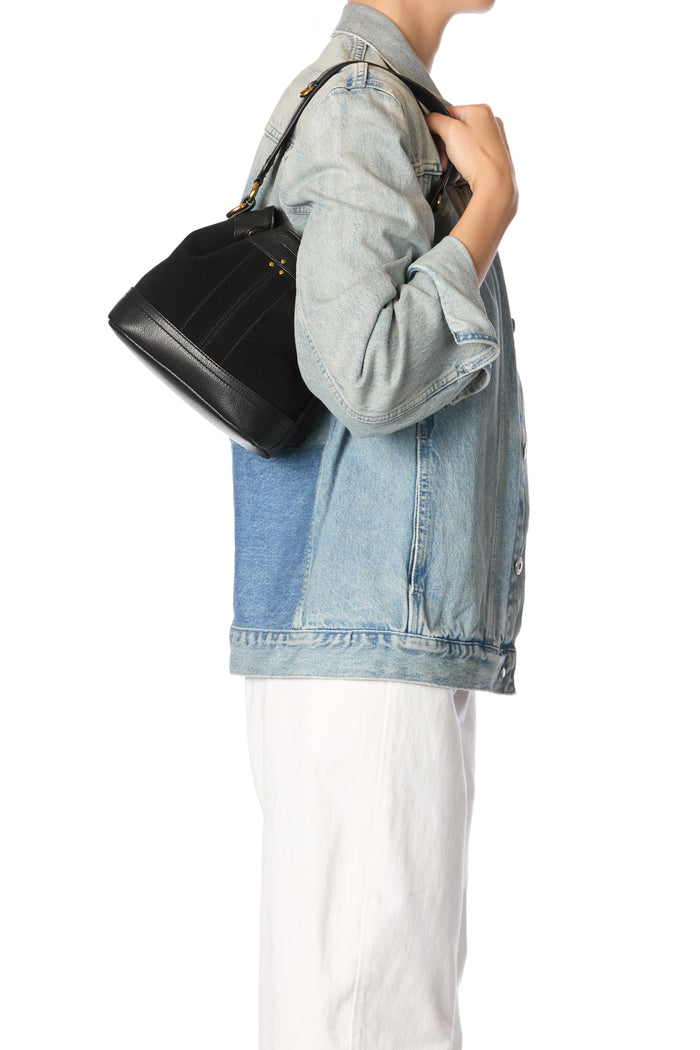 Jerome Dreyfuss Ben S Croûte Velours Noir