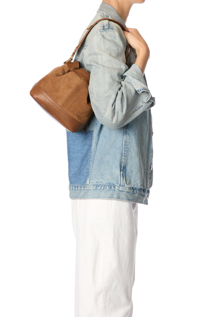 Jerome Dreyfuss Ben S Croûte Velours Tabac