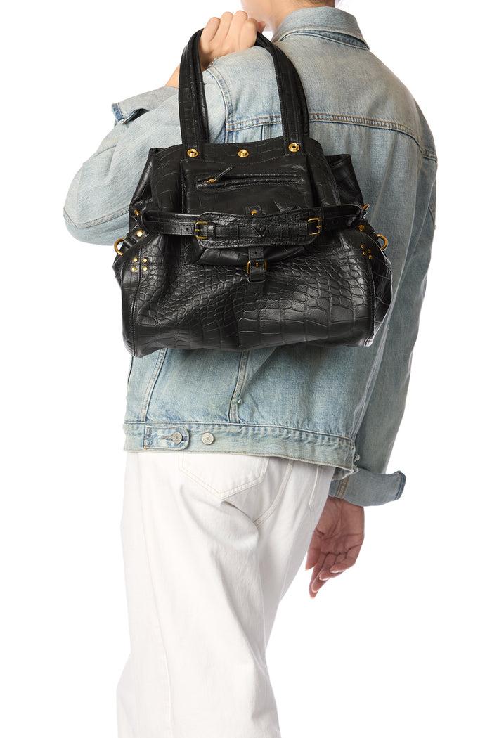 Jerome Dreyfuss Billy M Vachette Croco Noir