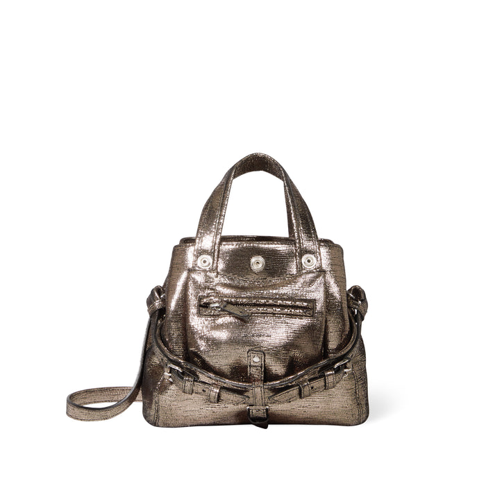 jerome dreyfuss Billy Nano Chèvre Lamé Champagne