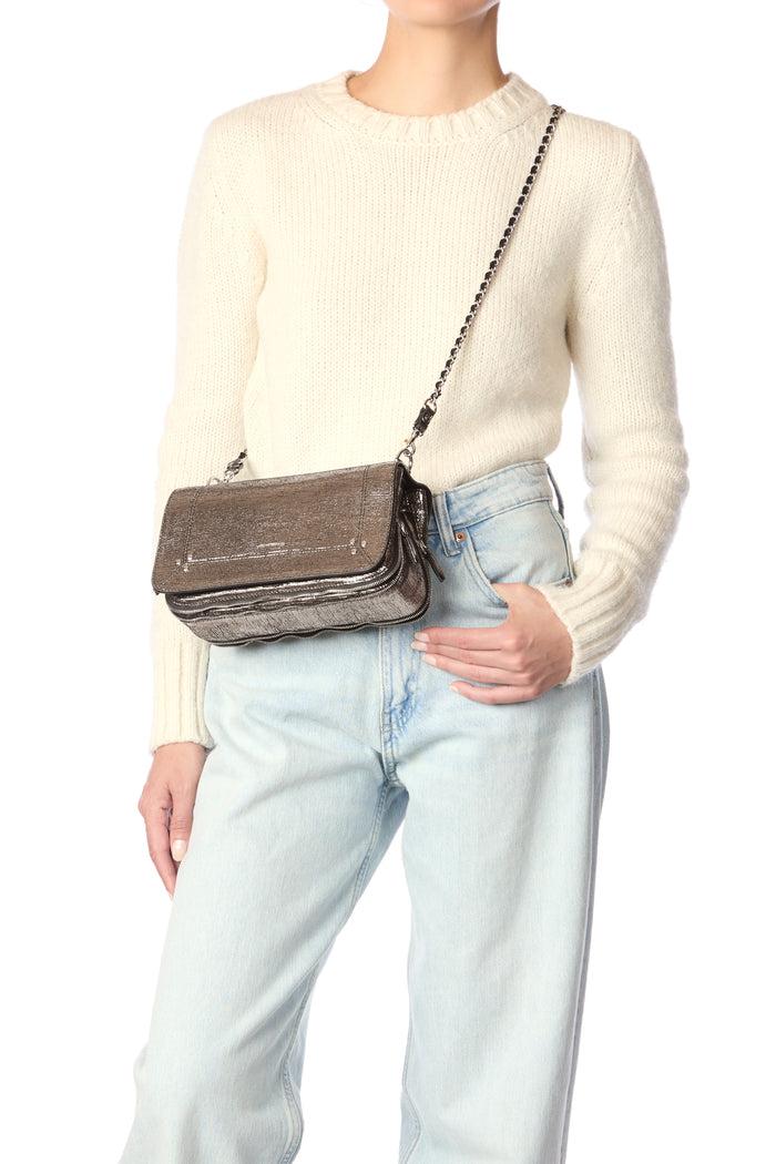 Jerome Dreyfuss Bobi Chèvre Lamé Champagne