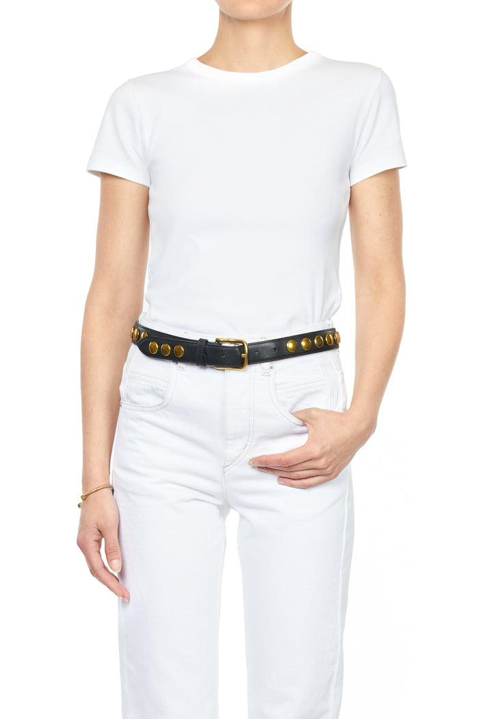 Jerome Dreyfuss Ceinture Festival Noir Brass