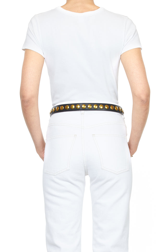 Jerome Dreyfuss Ceinture Festival Noir Brass