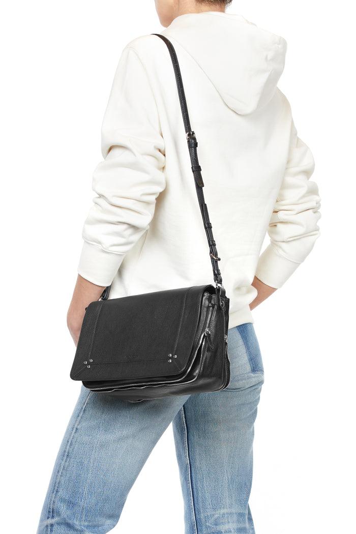 Jerome Dreyfuss Igor Buffle Noir Silver