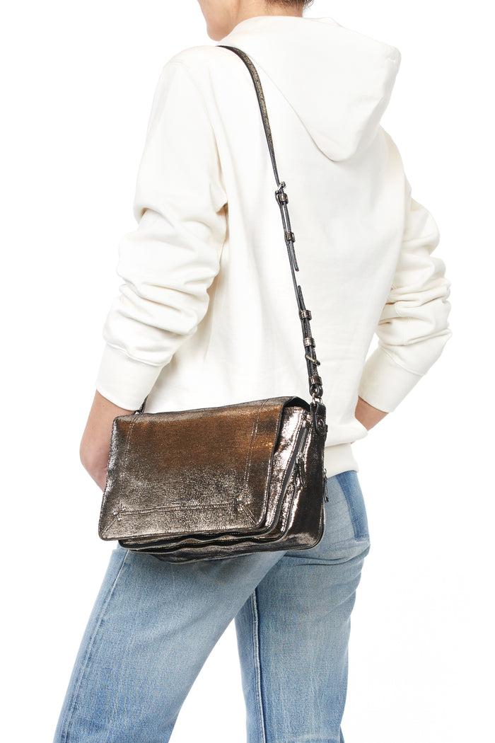 Jerome Dreyfuss Igor Chèvre Lamé Champagne