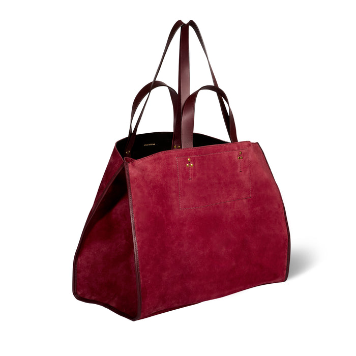 Jerome Dreyfuss Léon L Croute Velours Burgundy