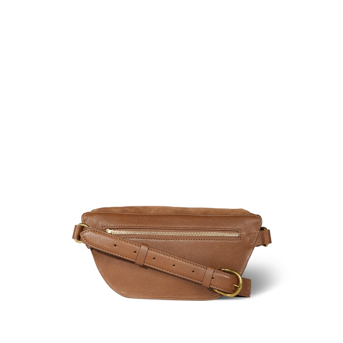 Jerome Dreyfuss Lino Banane Croûte Velours Tabac