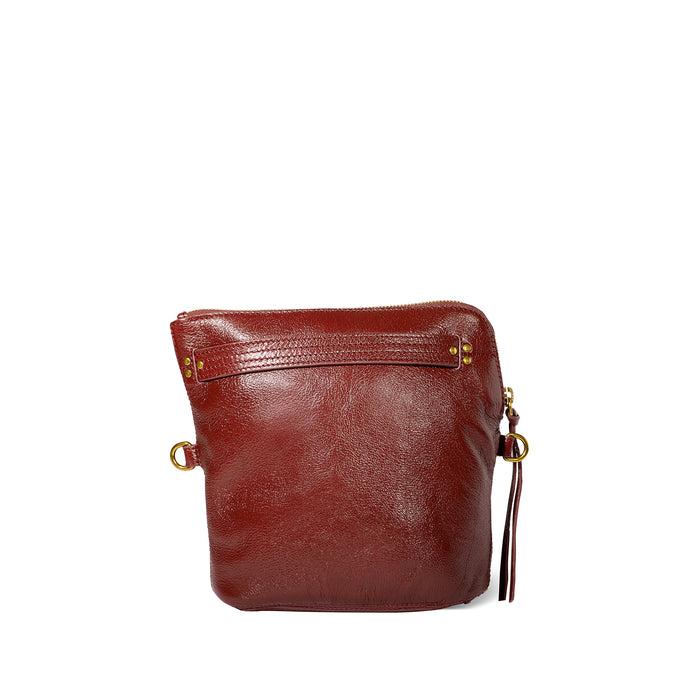 Jerome Dreyfuss Lucky Pochette Buffle Acajou