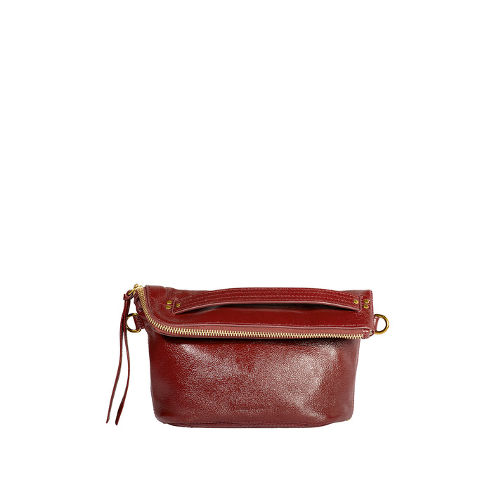 jerome dreyfuss Lucky pochette Buffle Acajou