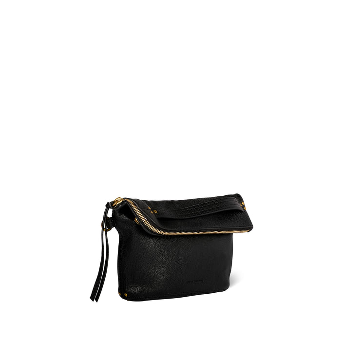 Jerome Dreyfuss Lucky Pochette Chèvre Noir Grainé