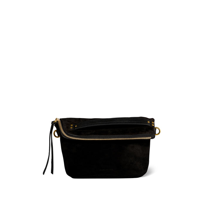 jerome dreyfuss Lucky pochette Croûte Velours Noir