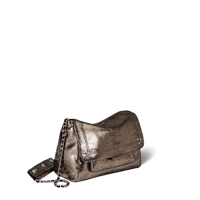 Jerome Dreyfuss Lulu M Chèvre Lamé Champagne