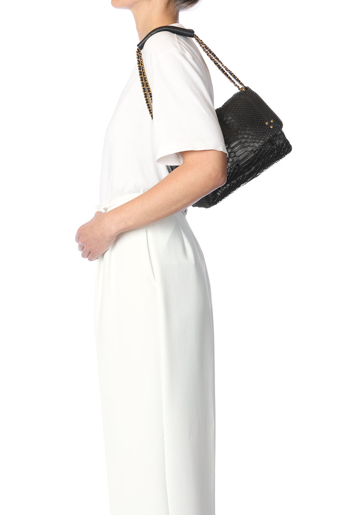 Jerome Dreyfuss Lulu M Python Noir