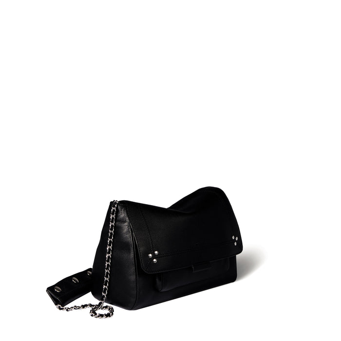 Jerome Dreyfuss Lulu M Veau Noir Silver