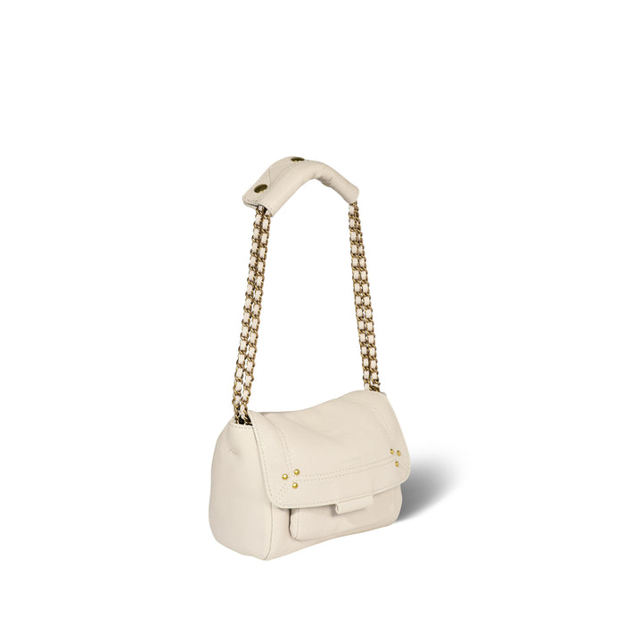 Jerome Dreyfuss Lulu S Chèvre Ecru Grainé