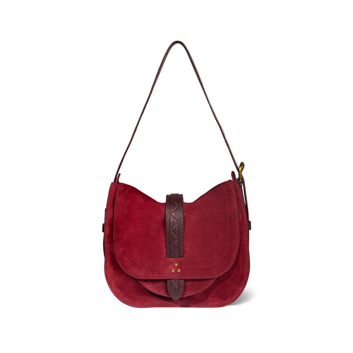jerome dreyfuss Mario Croute velours Burgundy