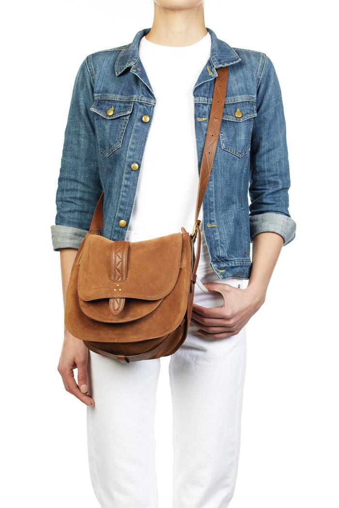 Jerome Dreyfuss Mario Croûte Velours Tabac