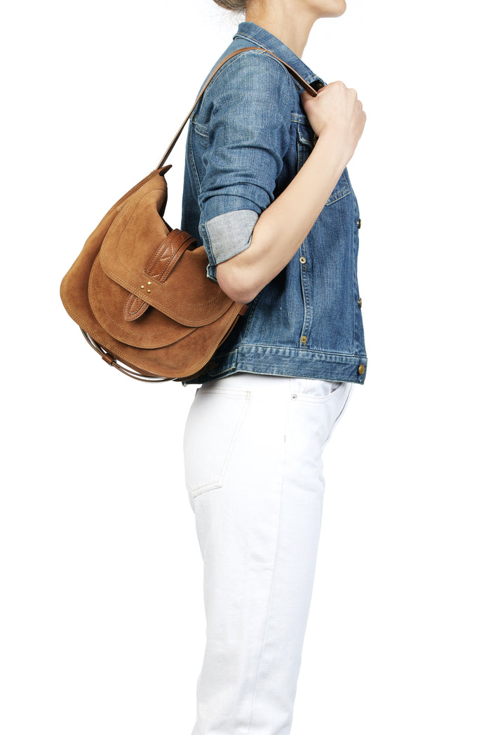 Jerome Dreyfuss Mario Croûte Velours Tabac