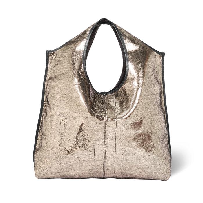 jerome dreyfuss Paco Chèvre Lamé Champagne