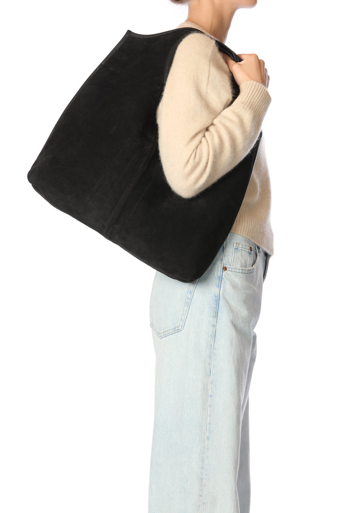 Jerome Dreyfuss Paco Croûte Velours Noir