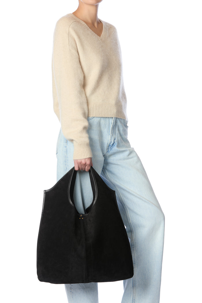 Jerome Dreyfuss Paco Croûte Velours Noir