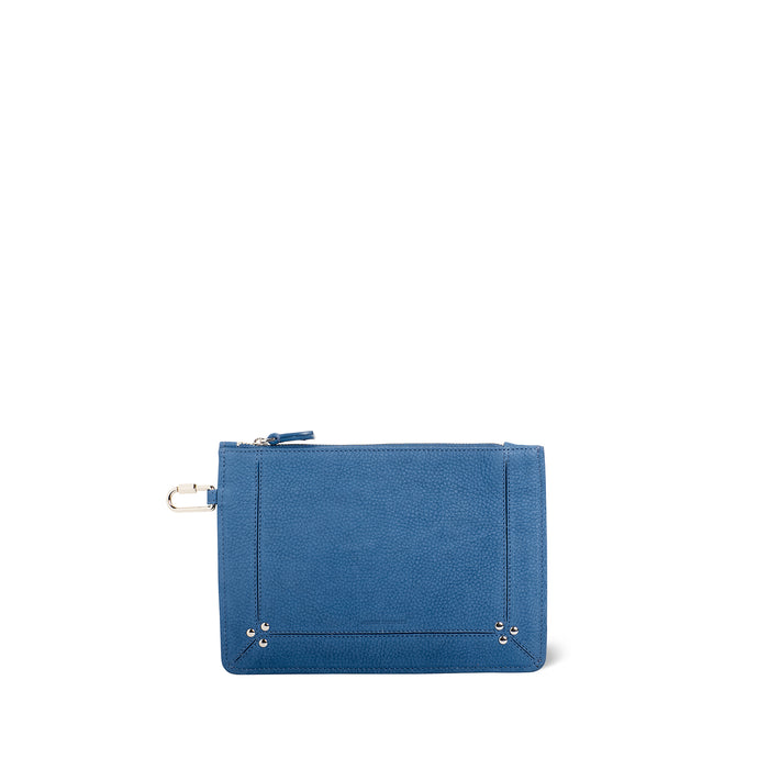 jerome dreyfuss Popoche M Vachette Nubuck indigo