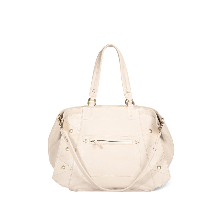 jerome dreyfuss Roger Chèvre Ecru grainé