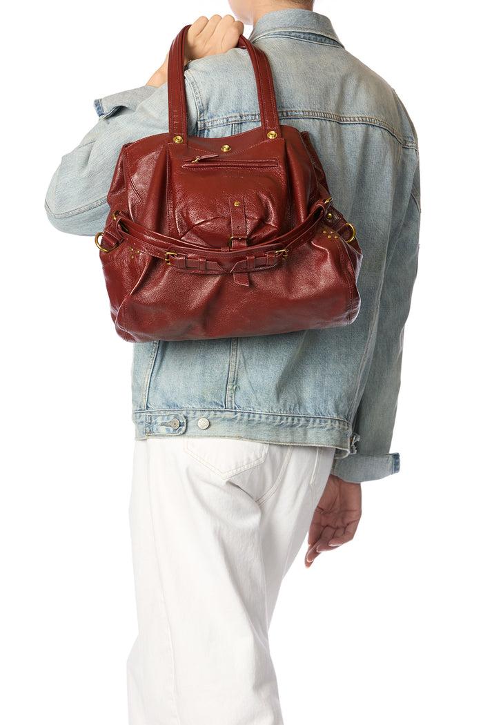 Jerome Dreyfuss Sac Billy M Buffle Acajou