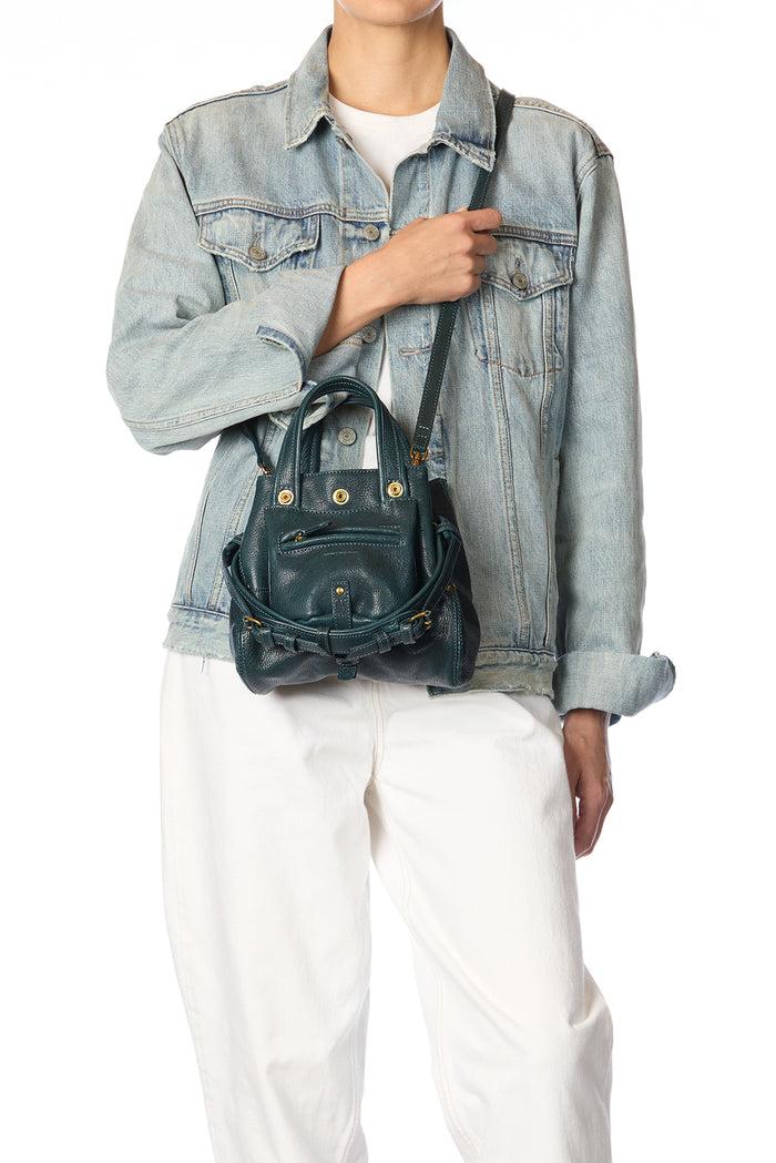 Jerome Dreyfuss Sac Billy Nano Chèvre Petrol