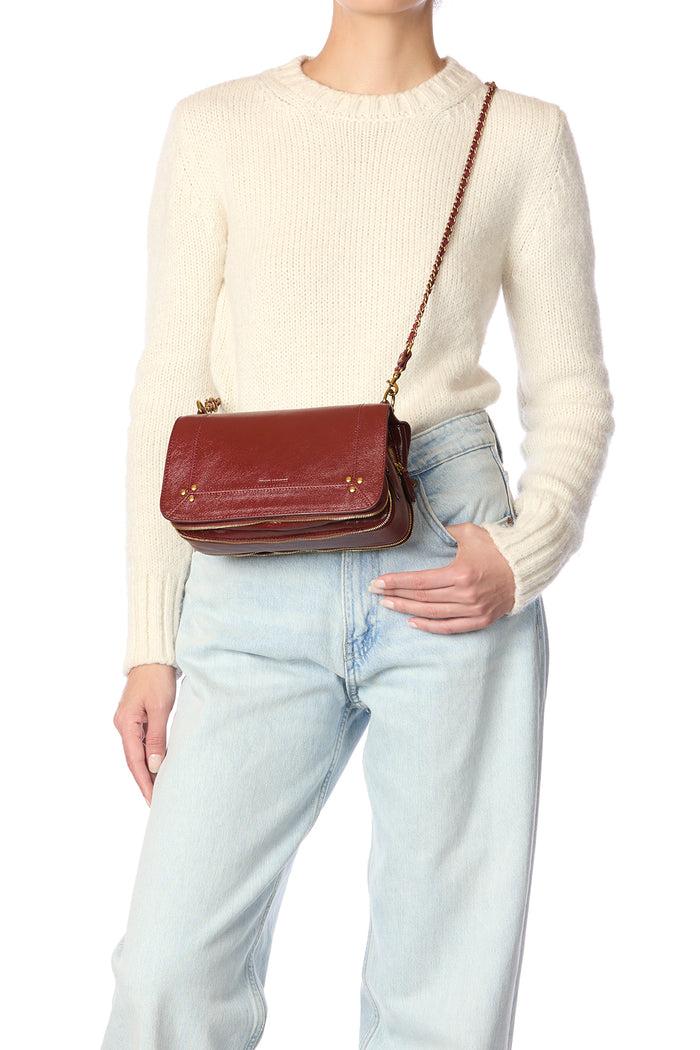 Jerome Dreyfuss Sac Bobi Buffle Acajou