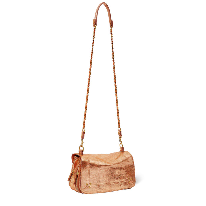 Jerome Dreyfuss Sac Bobi Chèvre Lamé Rose Gold