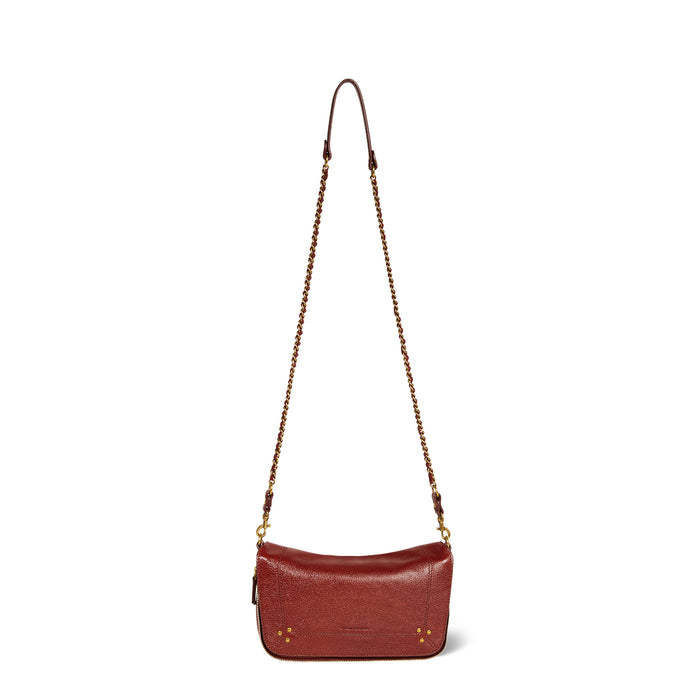 Jerome Dreyfuss Sac Bobi S Buffle Acajou