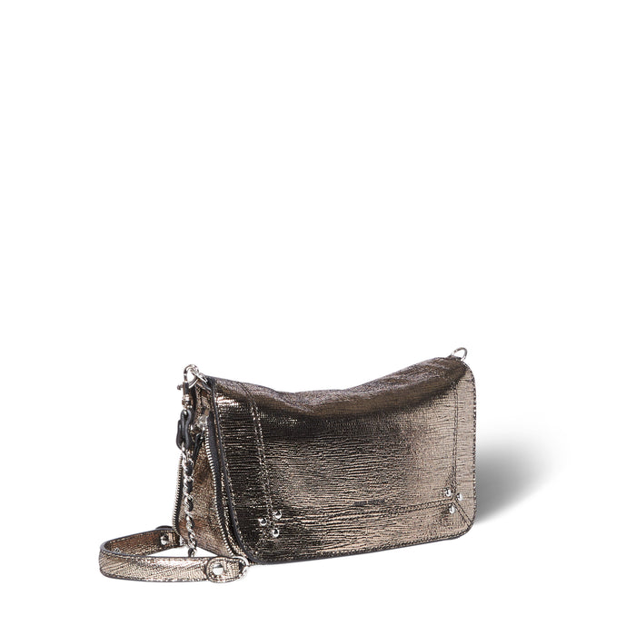 Jerome Dreyfuss Sac Bobi S Chèvre Lamé Champagne