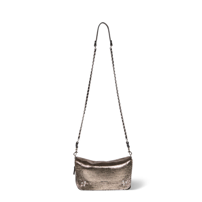 Jerome Dreyfuss Sac Bobi S Chèvre Lamé Champagne